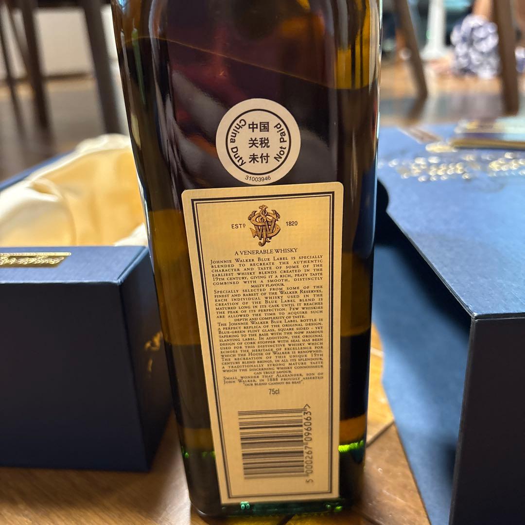 【未開栓】ジョニーウォーカー JOHNNIE WALKER ブルーラベル