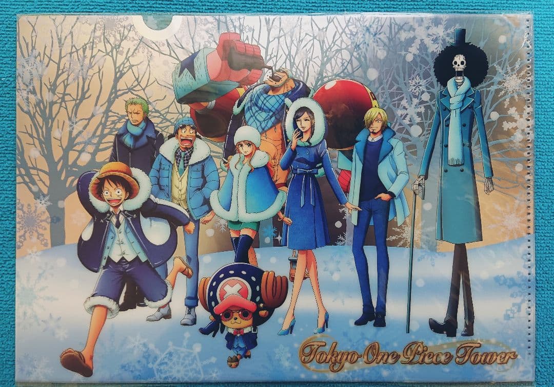 ワンピース　クリアファイル　東京ワンピースタワー　Winter 　レア