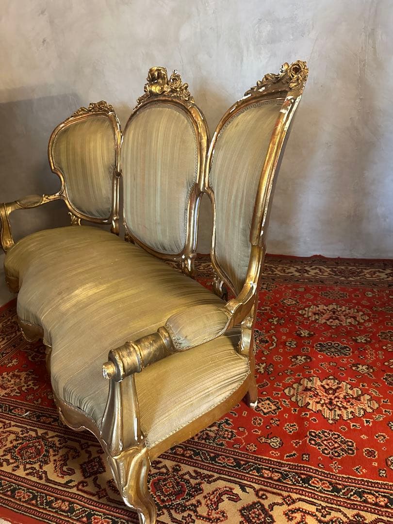 【東京都内23区配送無料】ルイ15世　ソファースタジオ　撮影　ディスプレイ用