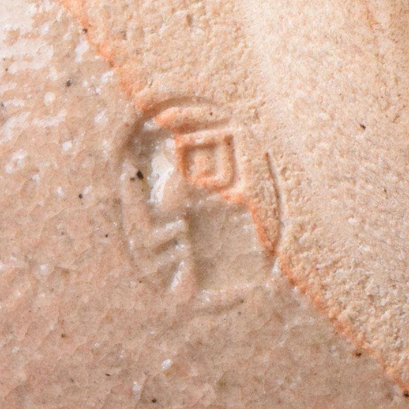 茶道具　阿漕窯　福森円二造　御本　刷毛目　数茶碗　十客　共箱　M　R9298H