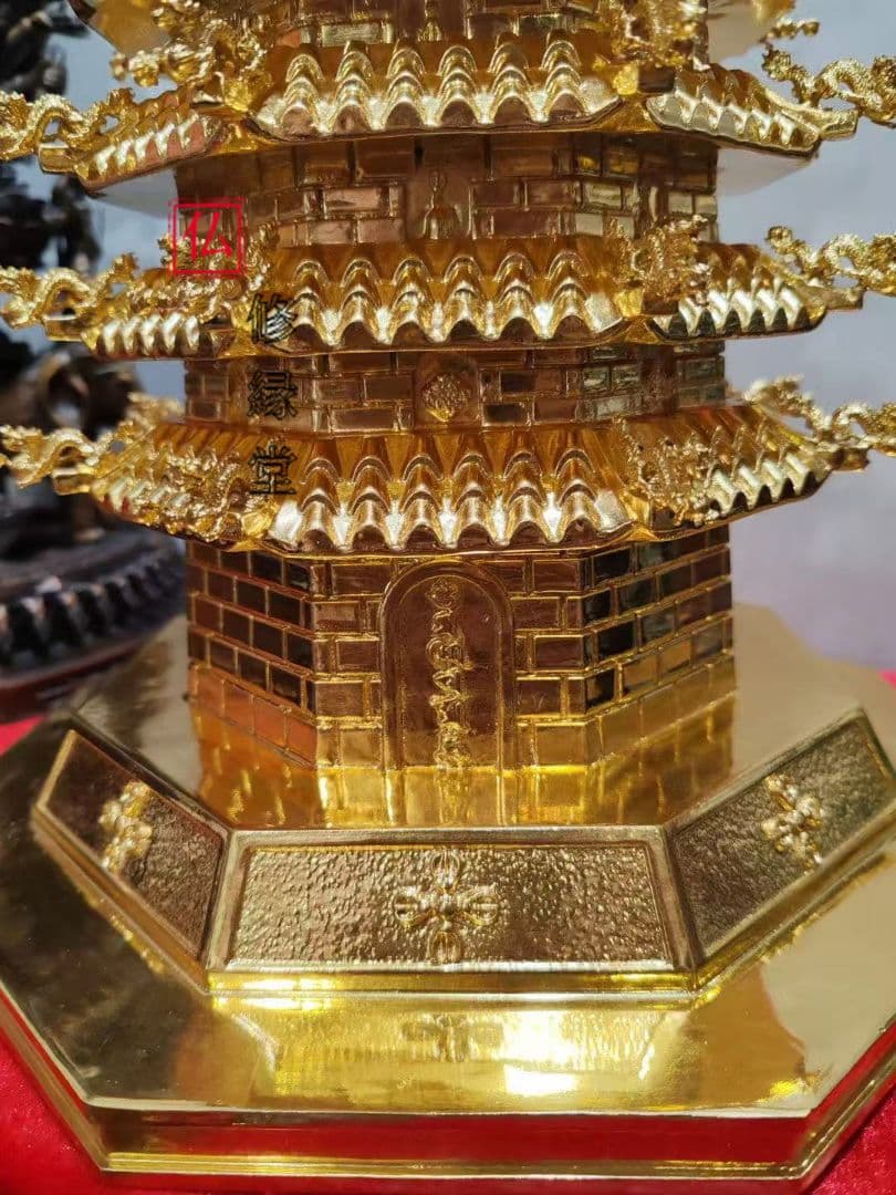 【修縁堂】密教法具 寺院用仏具 金剛王塔 仏教法具