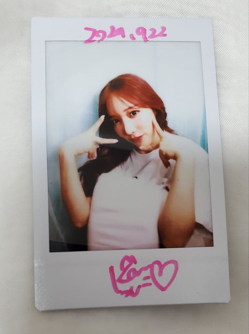 小宵こなん 直筆サイン入りチェキ コメント付き 3枚セット