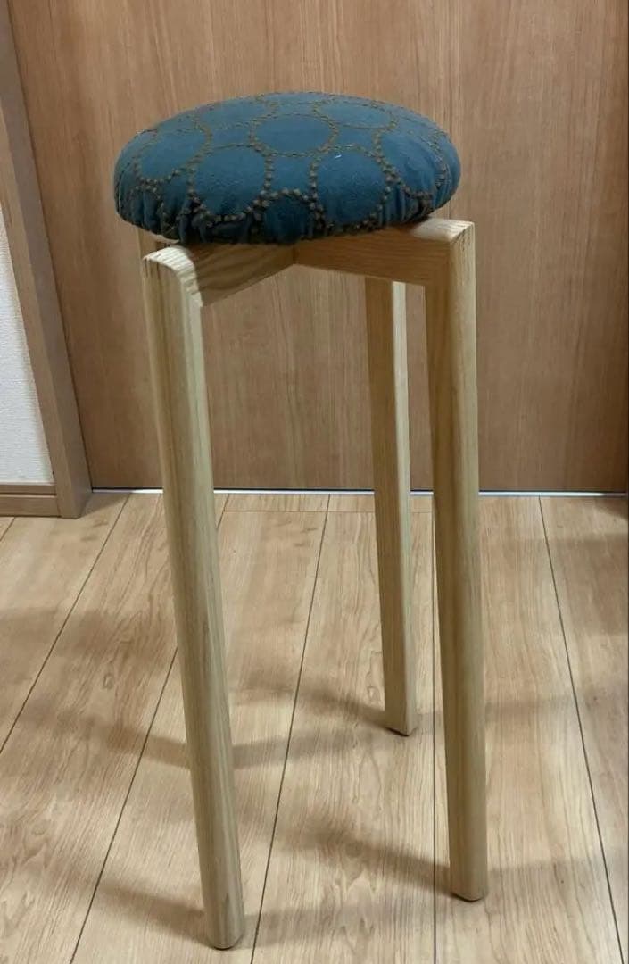 マッシュルームスツール　匠工芸　Lサイズ　ミナペルホネン　タンバリンカバー