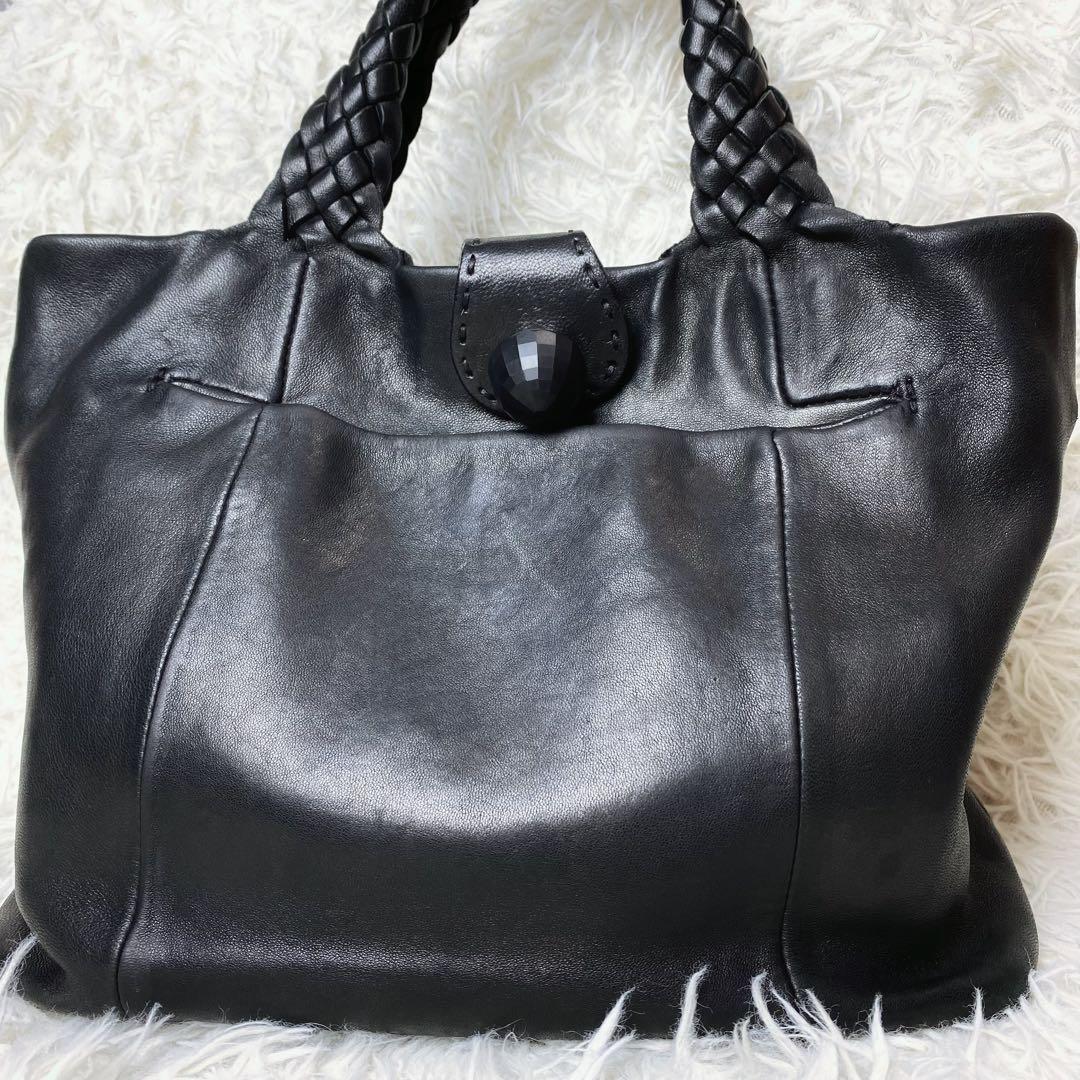 値下げ中 FALORNI ファロルニ ハンドバッグ トート イントレチャート