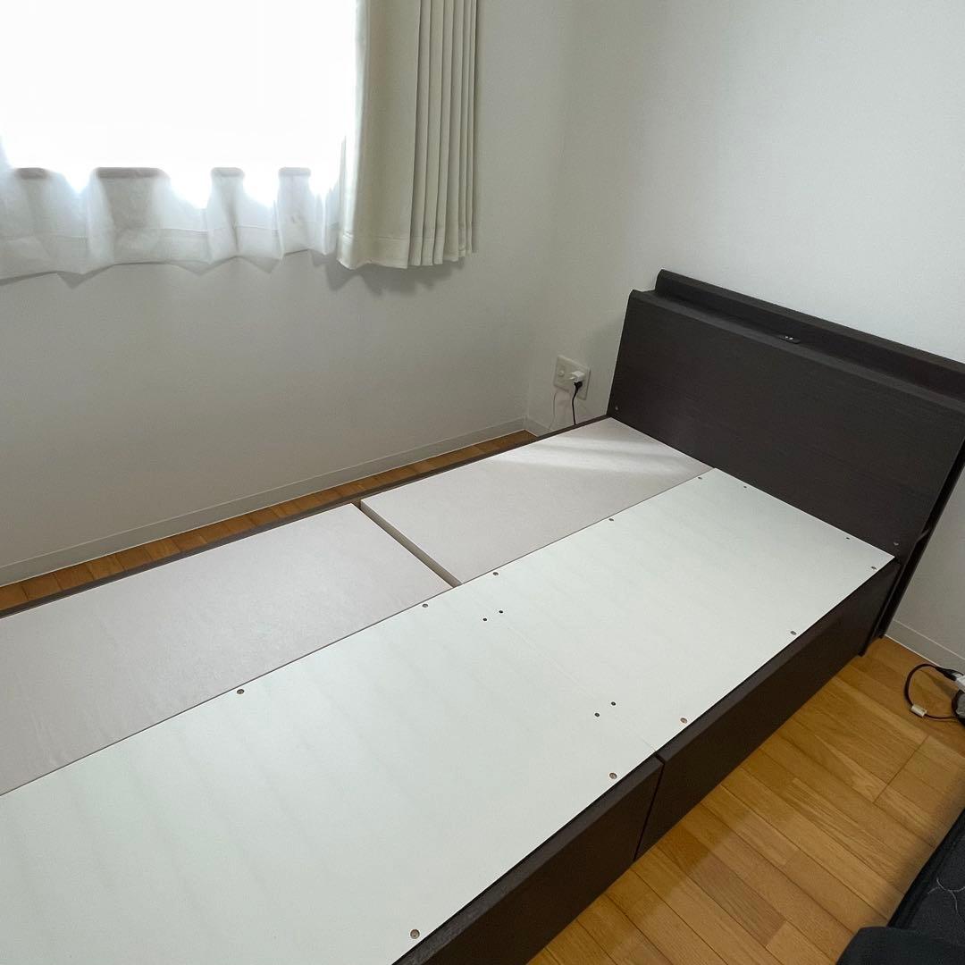 【送料込み】ニトリ　シングルベッドフレーム　カイト2 深型