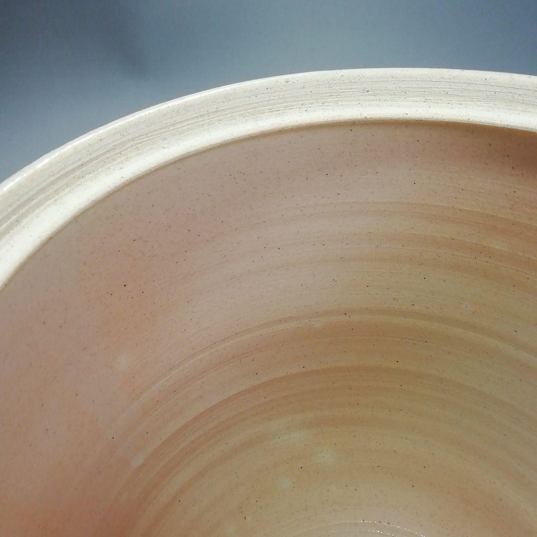 Ｓ４２１　水指　『色絵　雲錦花筏水指』『松古窯　佐久間芳山作』　共箱　茶道具