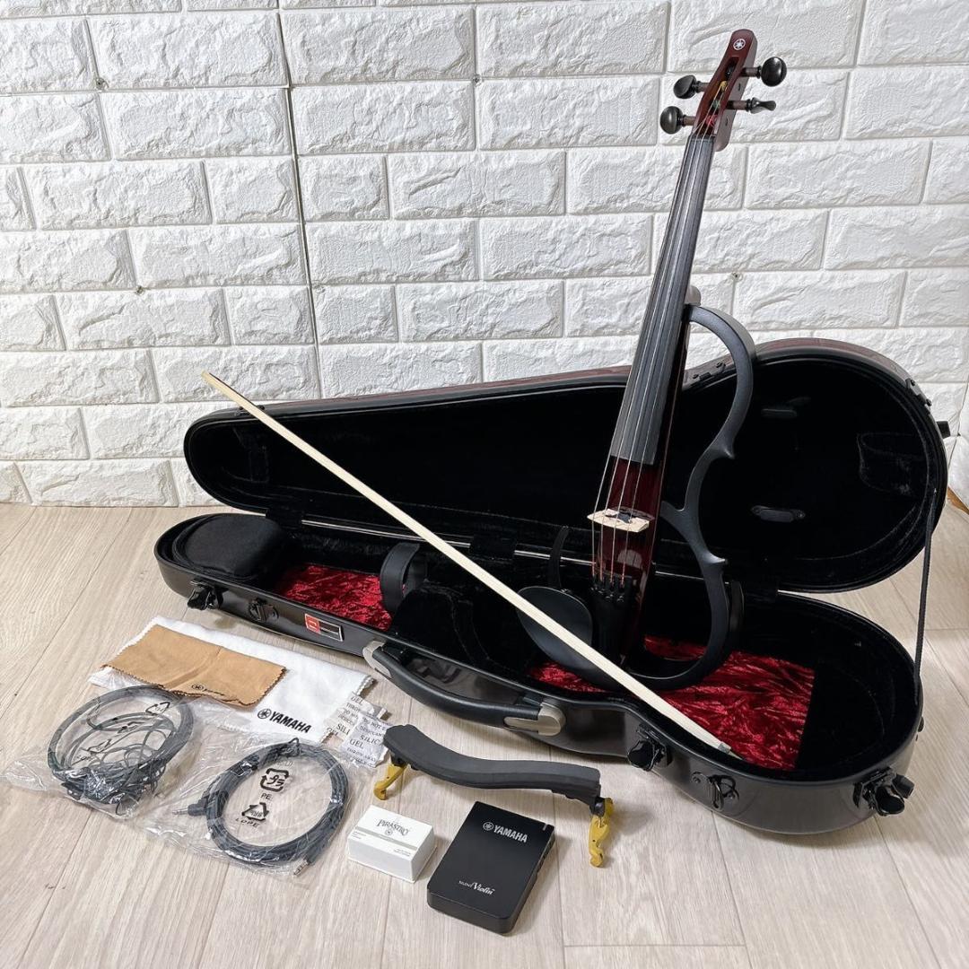 YAMAHA ヤマハ サイレントバイオリン YSV104S ハードケース付 楽器