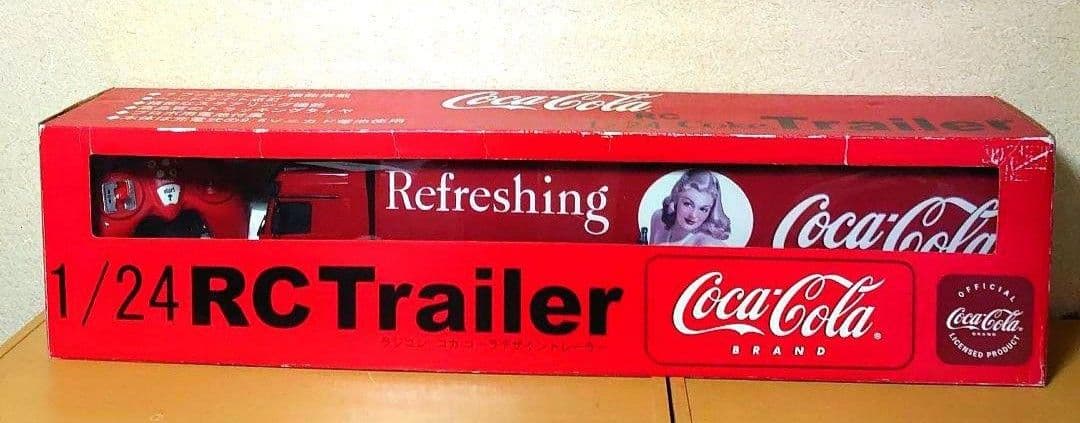 ラジコン コカ・コーラ デザイン トレーラー 1/24 ベンツ