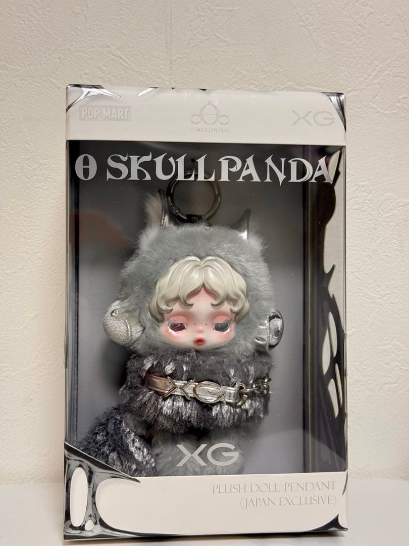 即発送)SKULLPANDA XG POPMART プラッシュドールペンダント