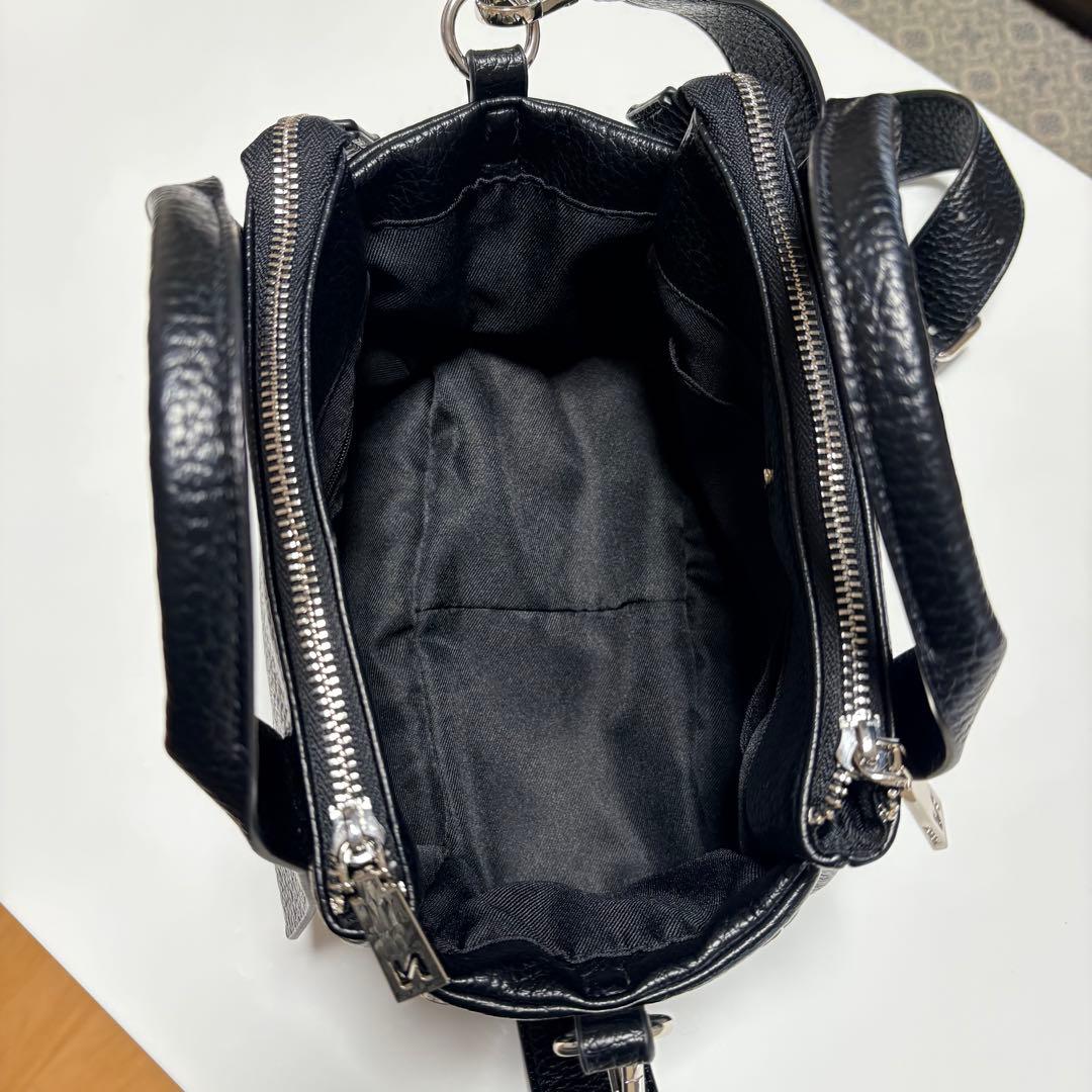 nouer 2way ショルダーバッグ ブラック チャーム3点付き