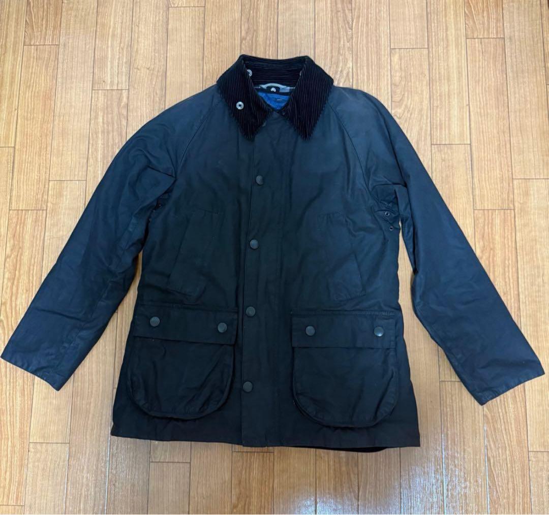 美品　BARBOUR BEDALE 36 ブラック ライナー付き