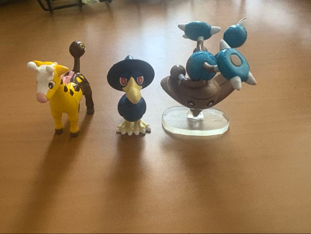 ポケモン　モンコレ　初期　キリンリキ　ヤミカラス　カポエラー