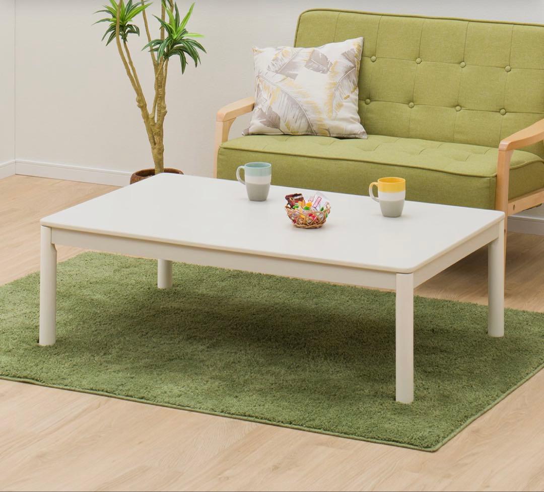 ニトリ こたつテーブル コラムN 120 白