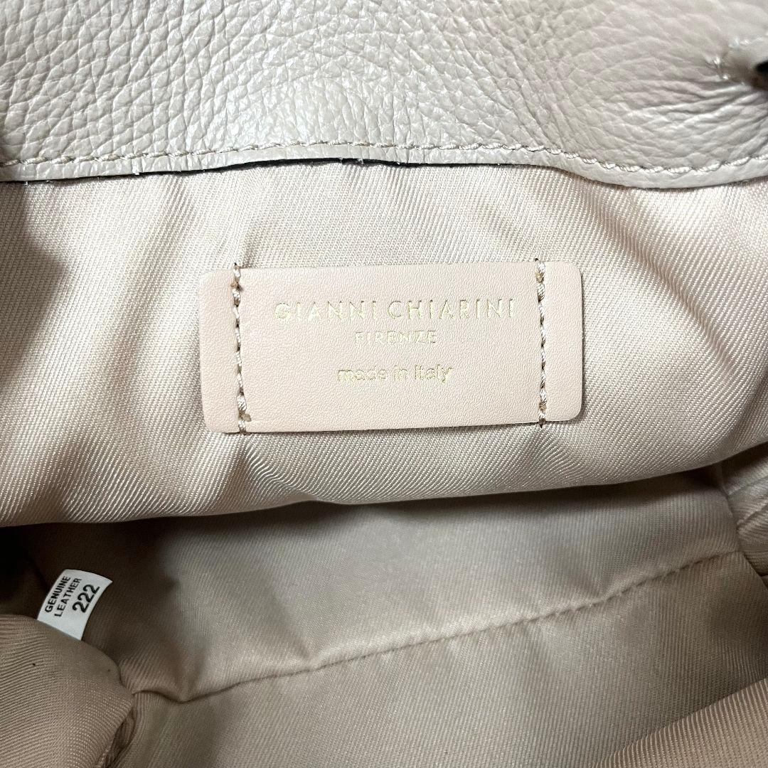 【美品】GIANNI CHIARINI 2way ショルダーバッグ オリガミ