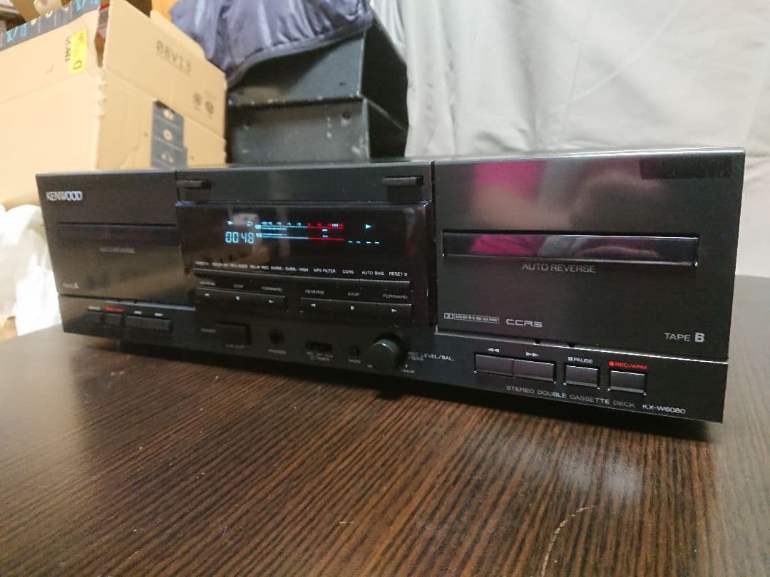 美品メンテナンス整備済みKENWOOD製カセットデッキKX-W6080
