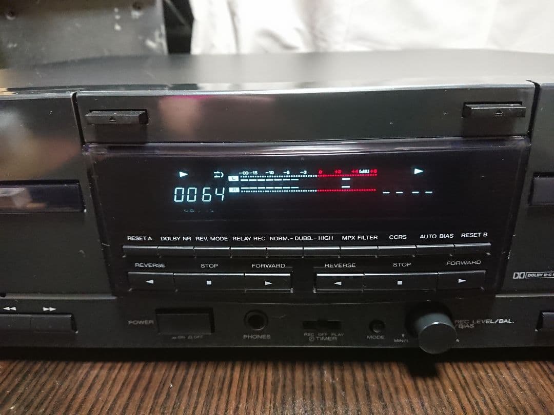 美品メンテナンス整備済みKENWOOD製カセットデッキKX-W6080