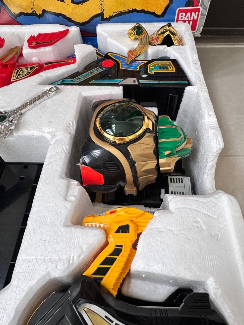 当時物　五星合体　ダイレンジャー　ＤＸ　大連王　箱付き