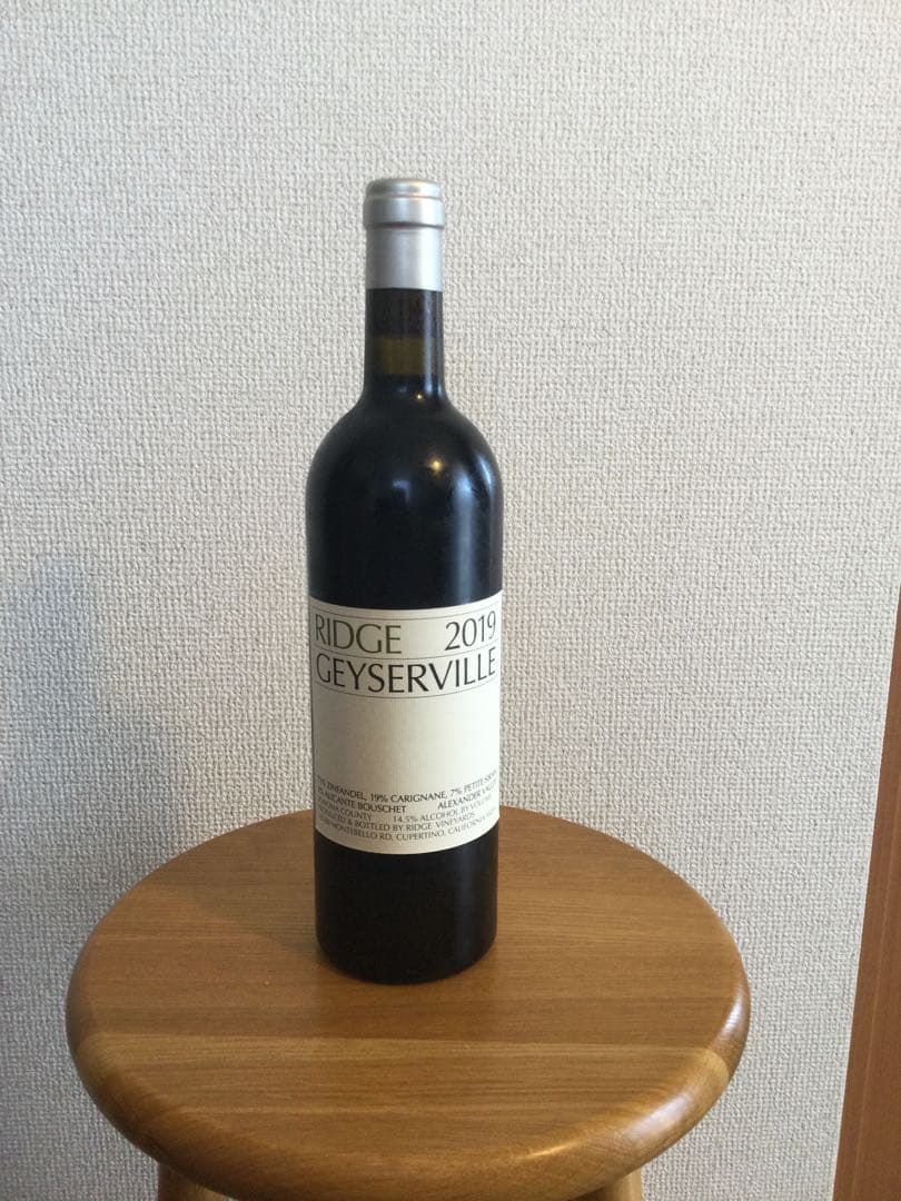 リッジ・ヴィンヤード ガイザーヴィル アレキサンダーヴァレー2019