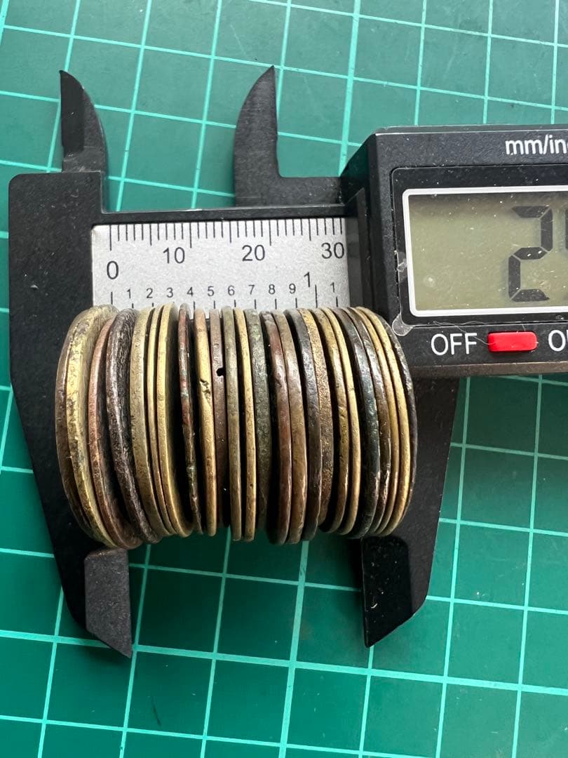 穴銭　中国銭　萬暦通宝　24枚まとめロット