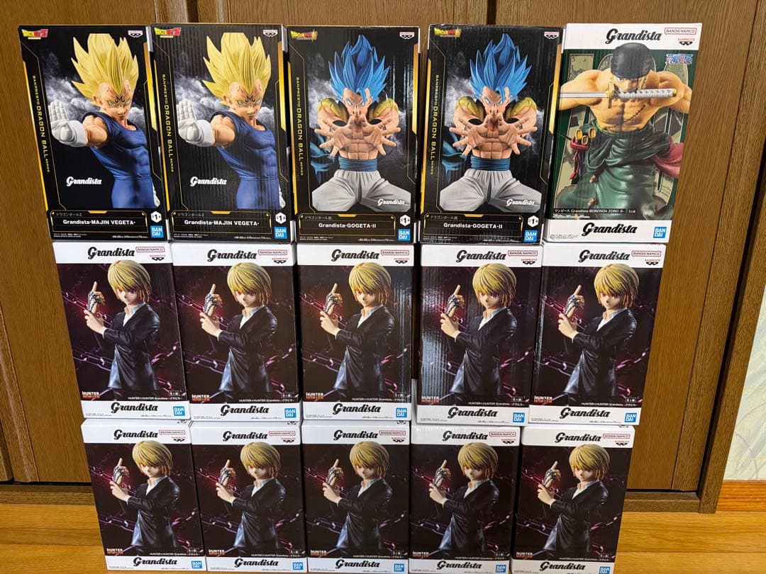 Grandista クラピカ　ベジータ ゾロ ゴジータ フィギュア
