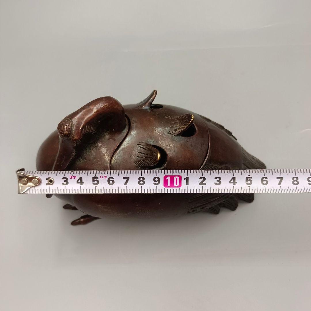 銅器 香炉 白鳥薫香炉 香道具 茶道具 装飾品 工芸品 美術品 置物