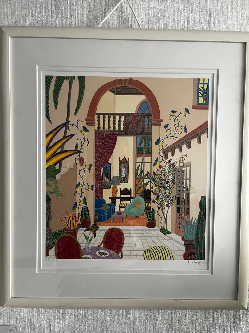 トーマス・マックナイト シルクスクリーン「パームビーチスイート 」エディション有