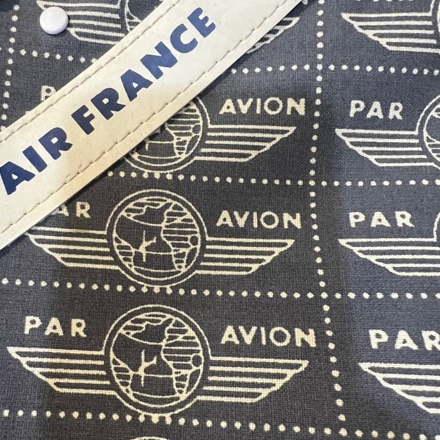 60年代　ヴィンテージ　エアラインバッグ　「AIR FRANCE」