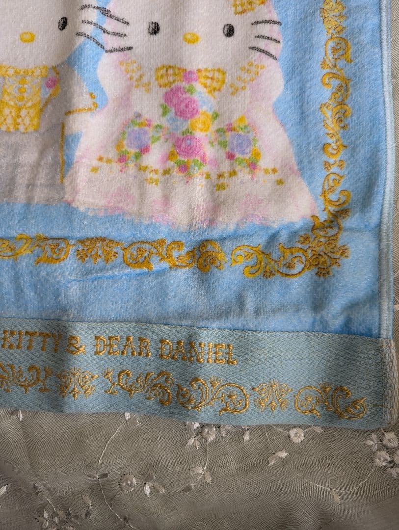 激レア未使用ハローキティ & ダニエル ウエディングフェイスタオル1枚1999年