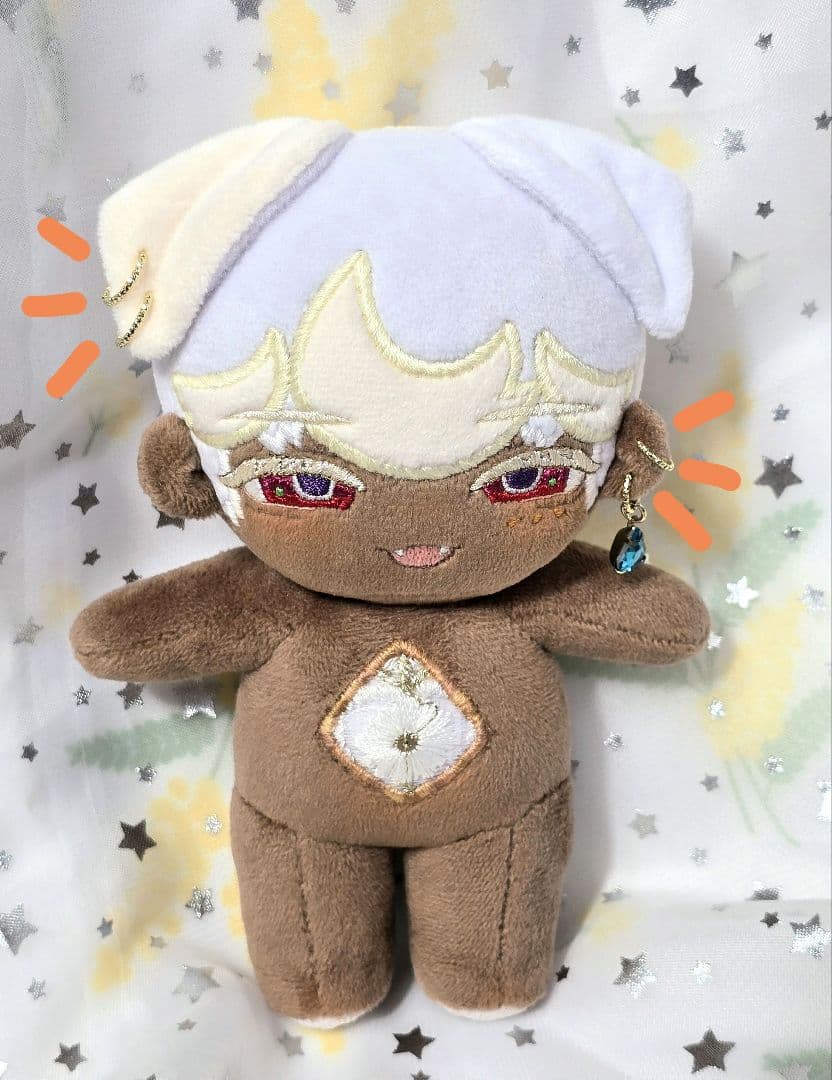 自作 無属性 ぬいぐるみ タン肌 にんまりわんこくん15cm