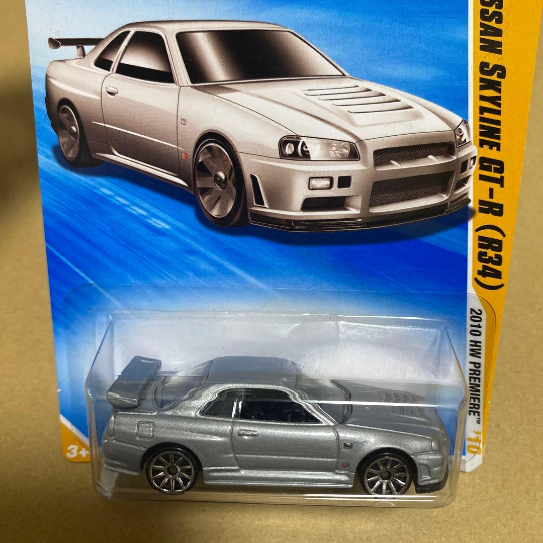 ミニカー Hot Wheels Nissan Skyline GT-R (R34)