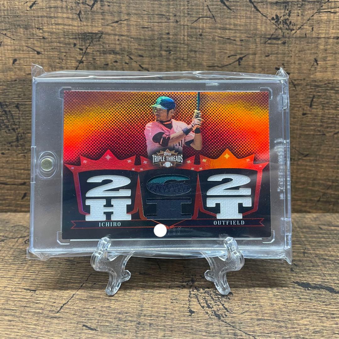 激レア イチロー 262本安打 2色パッチ入り ジャージカード topps