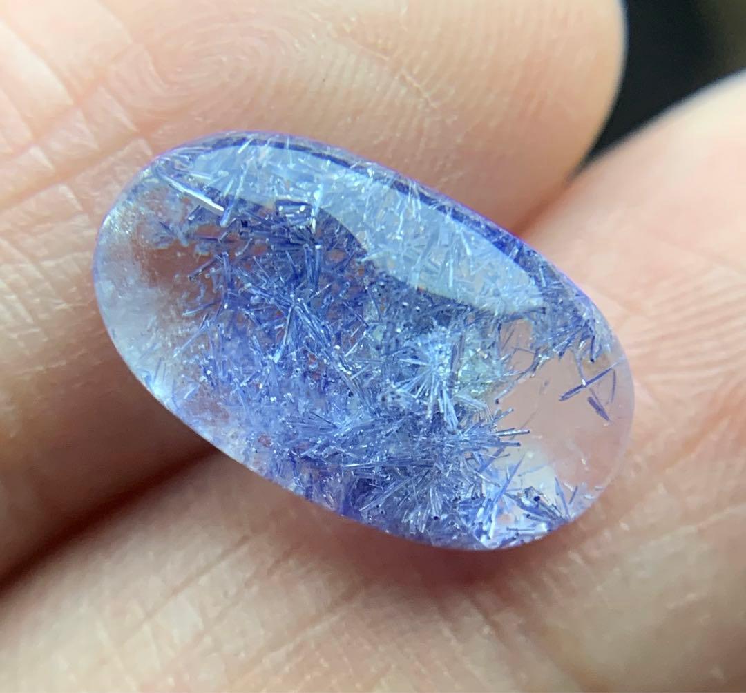 M*l様 WO1235 高品質 貫入水晶入りデュモルチェライトインクォーツ ルー