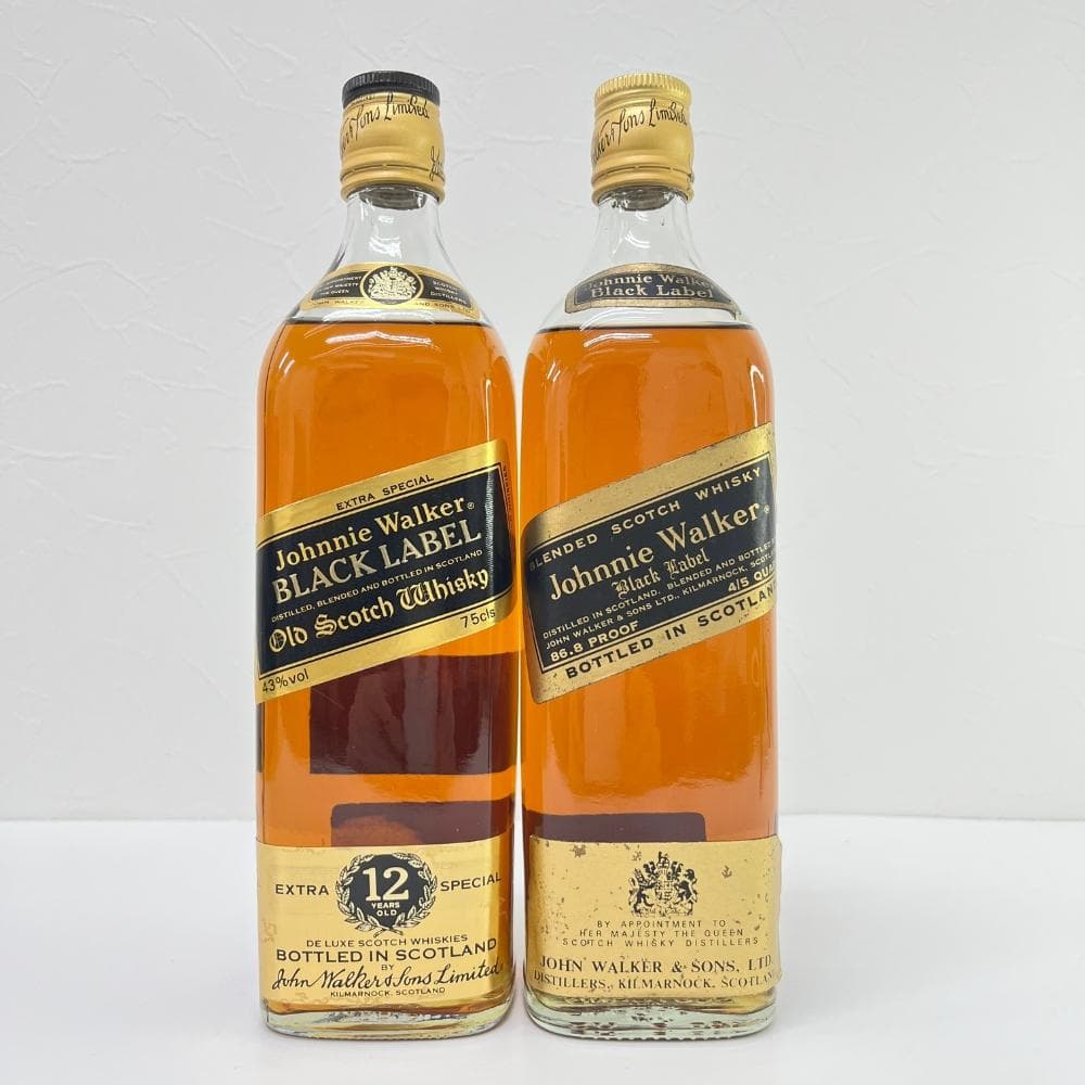 ジョニーウォーカー ブラックラベル エクストラスペシャル 750ml 2本