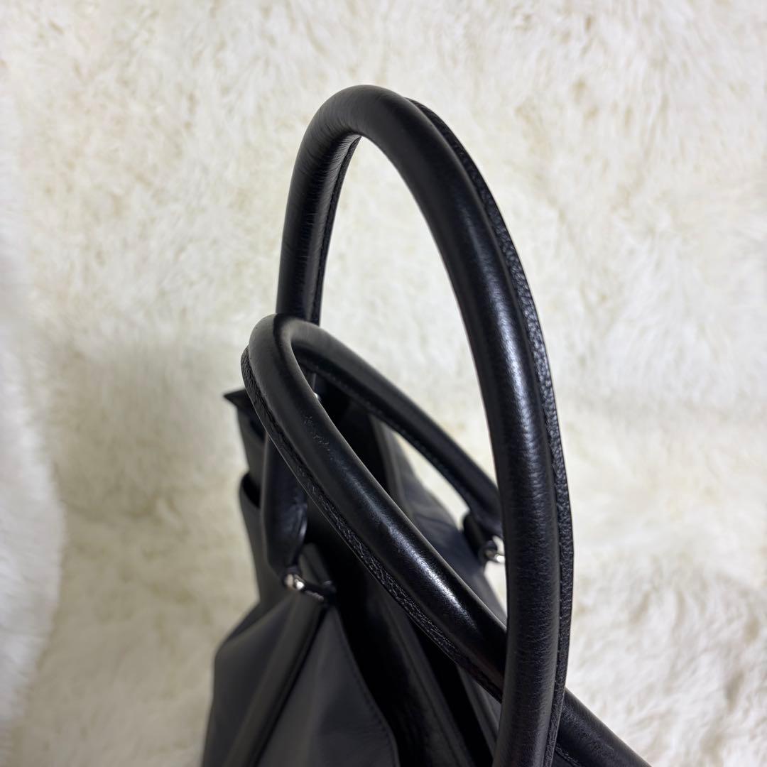 未使用級美品 コーチ メトロポリタン 2way ビジネスバッグ オールレザー