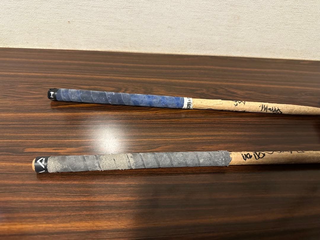 ゼブラヘッド　ZEBRAHEAD　サイン入り　ドラムスティック　2本セット