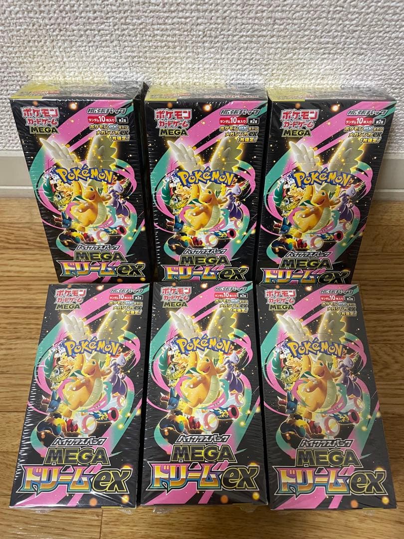 MEGA ドリームex 6box シュリンク付き