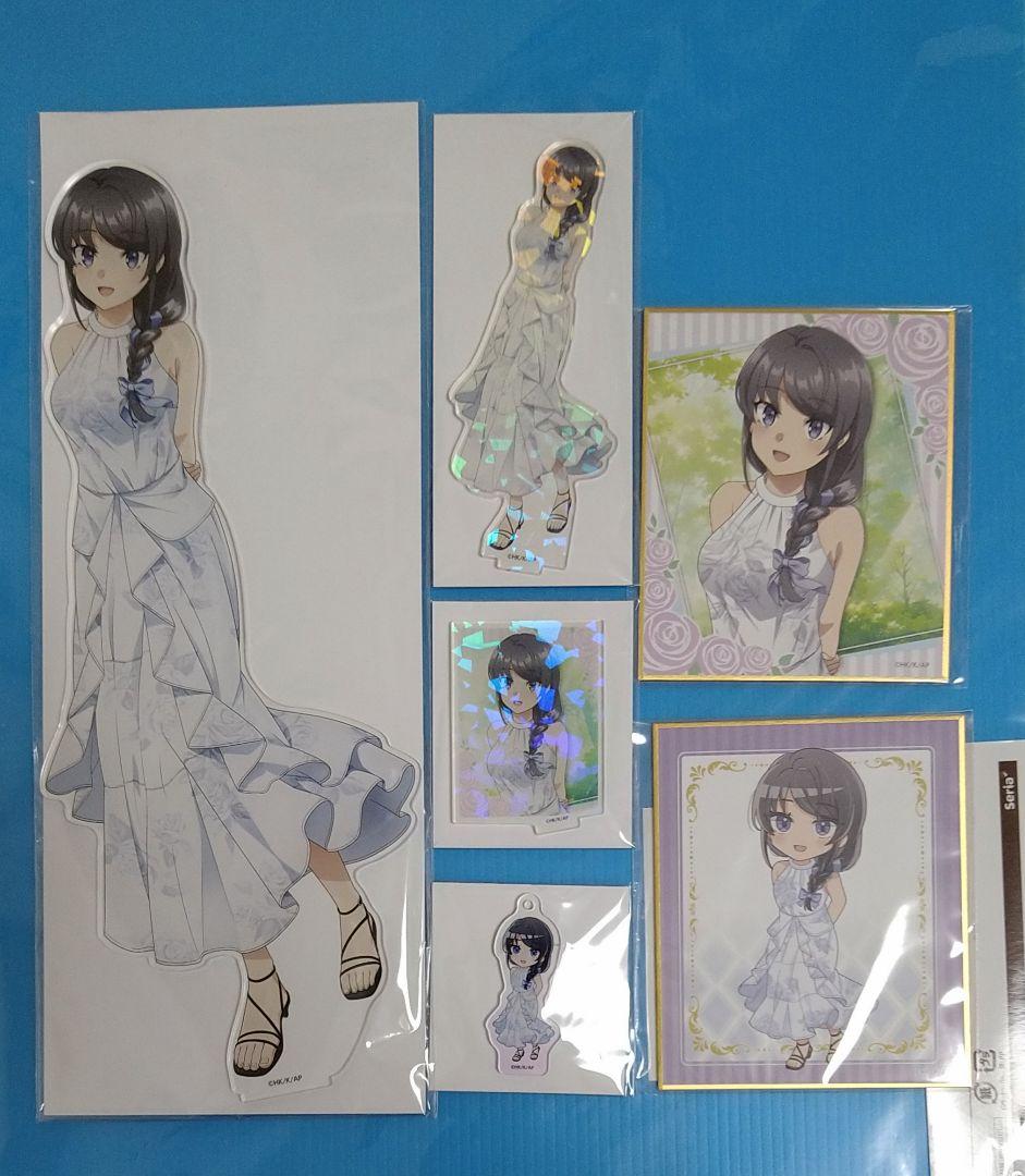 青ブタ★くじ引き堂★桜島麻衣・S賞BIGアクリルフィギュア、B賞アクリルスタンド