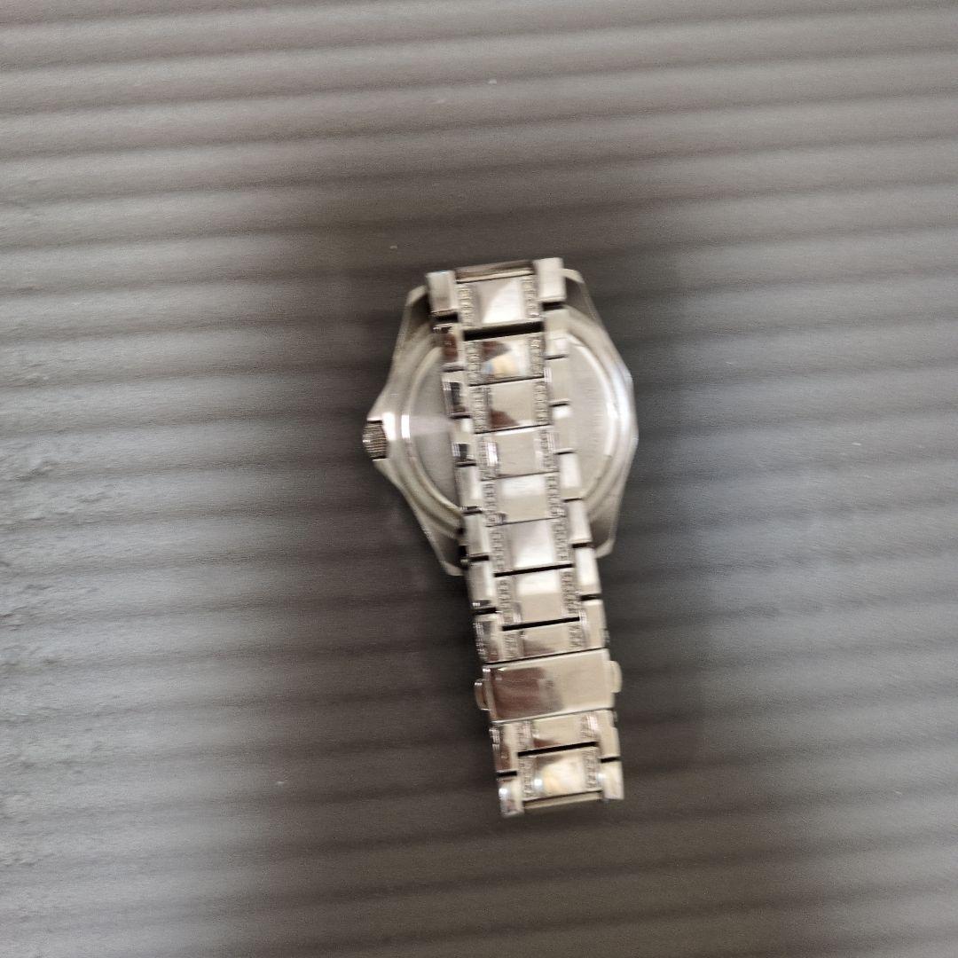 限定大特価　BULOVA　時計　シルバー クロノグラフ腕時　クリスタルデザイン