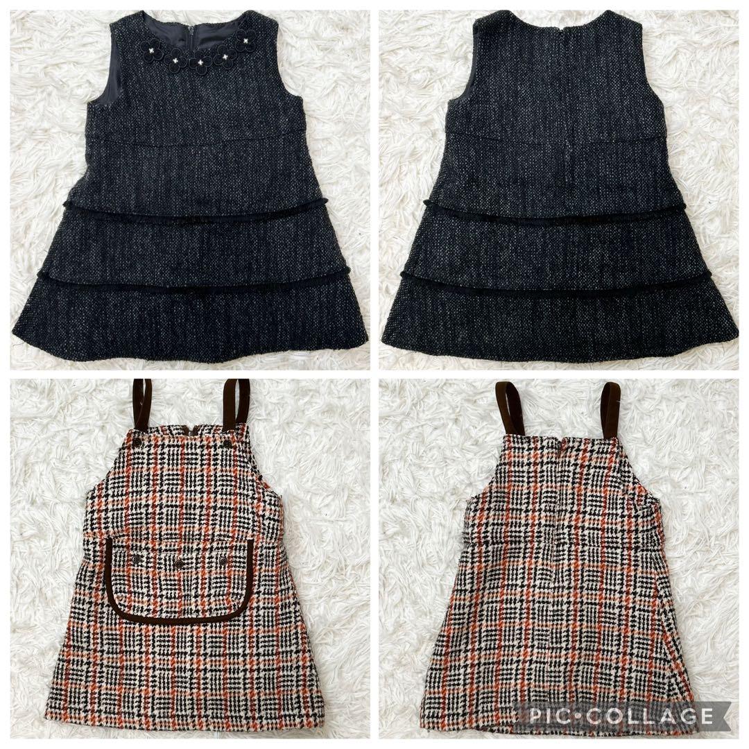 Burberry CELINE BeBe90〜100cm ダウン ワンピース