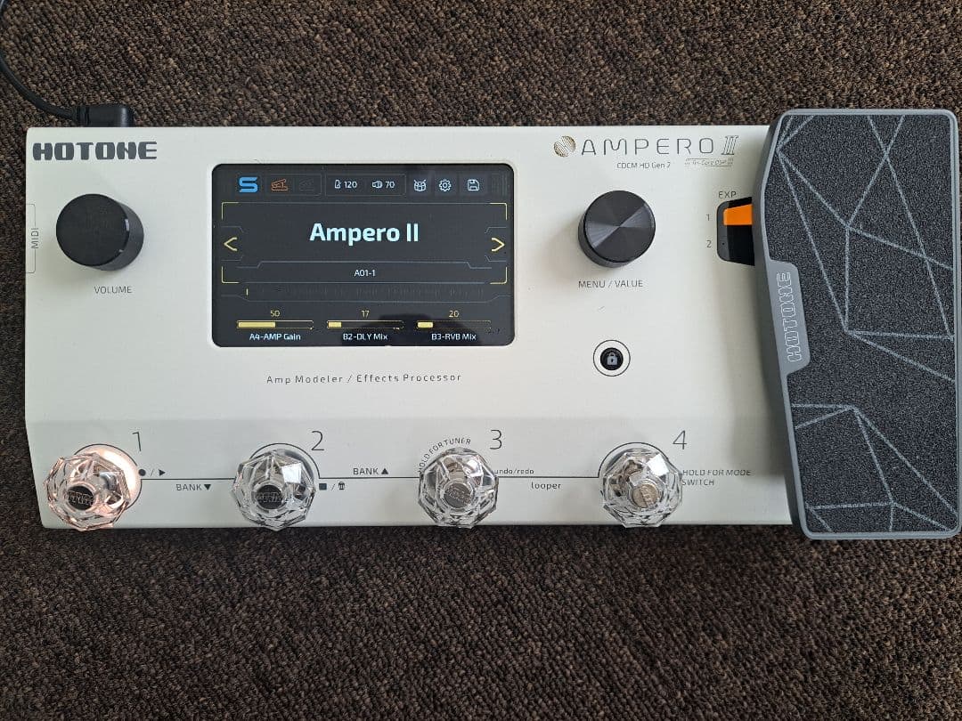 【美品】HOTONE Ampero II ギターエフェクター