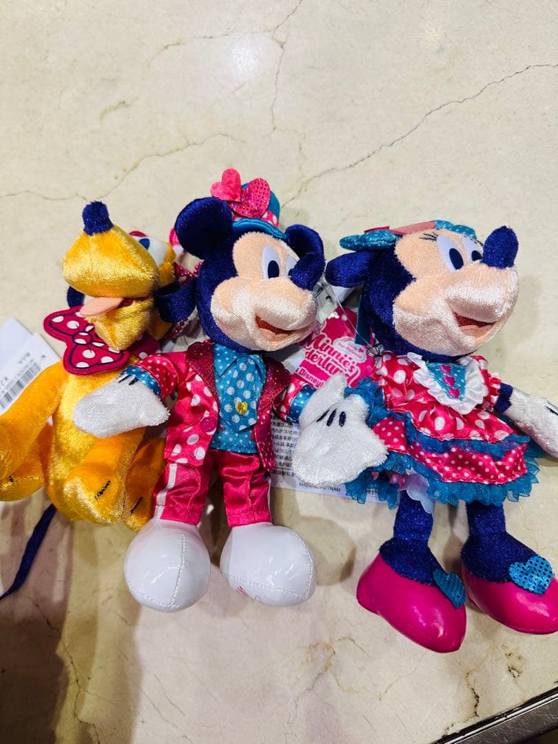 東京ディズニー ミッキー　ミニープルート　ぬいぐるみバッジ パルパルーザ