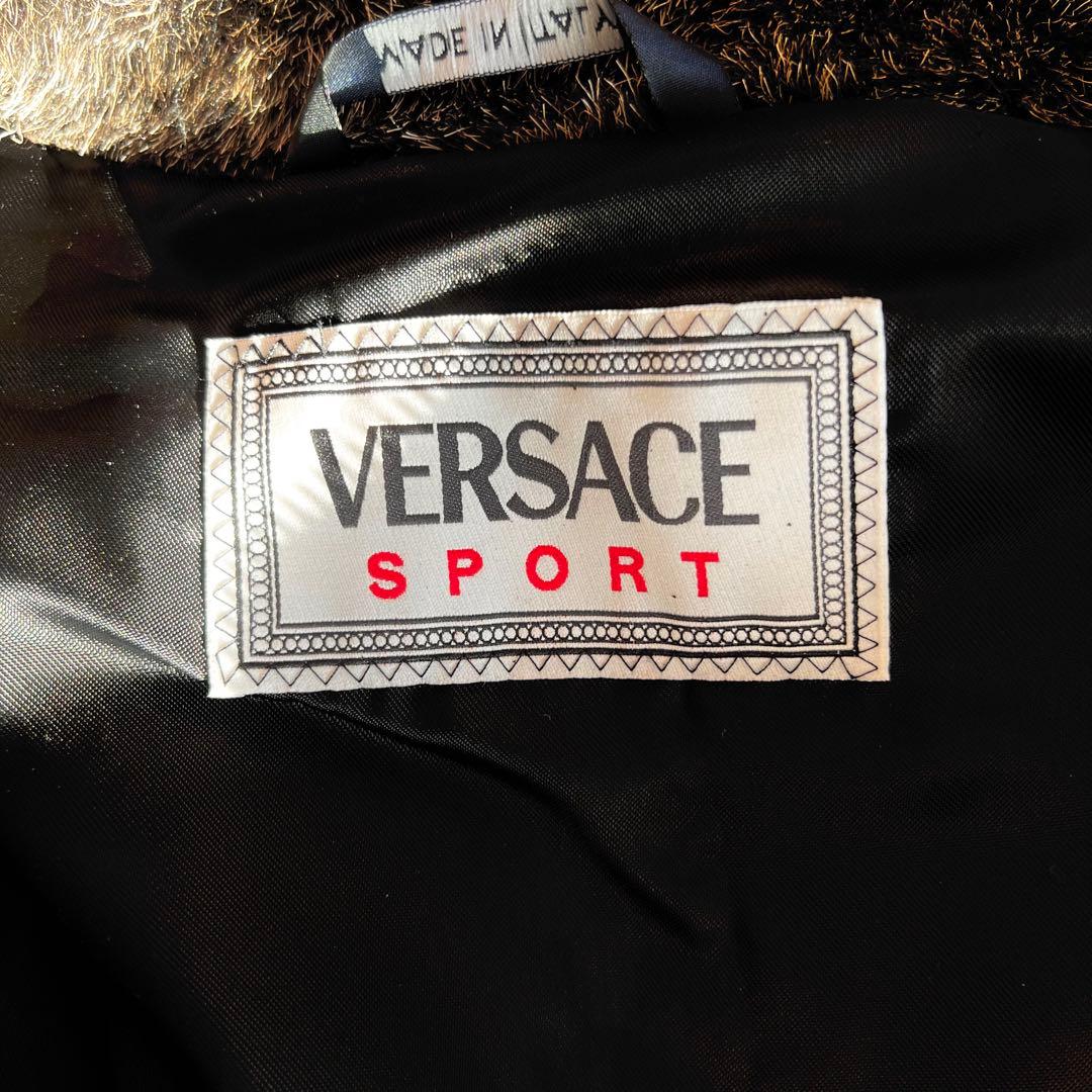 90s Gianni Versace ファー ジャケット ブルゾン ヴィンテージ