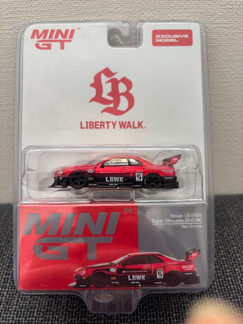 MINI GT Nissan LB-ER34 レッドy ブラジルコンベンション