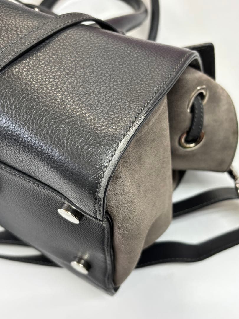 ジミーチュウ　ロザリー　ハンドバッグ　グレー　レディース