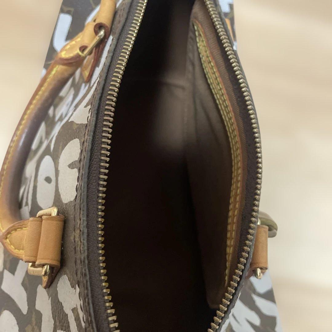 ルイ・ヴィトン スピーディ バッグ ブラウン/ホワイト