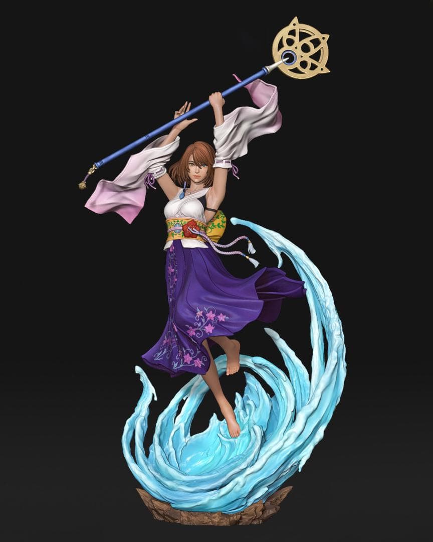 1/10　未塗装 未組立　フィギュア　ガレージキット　【 ユウナ FFX 】