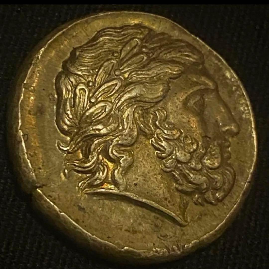 銀貨 古代ギリシャ マケドニア王国 テトラドラクマ銀貨 16.48g
