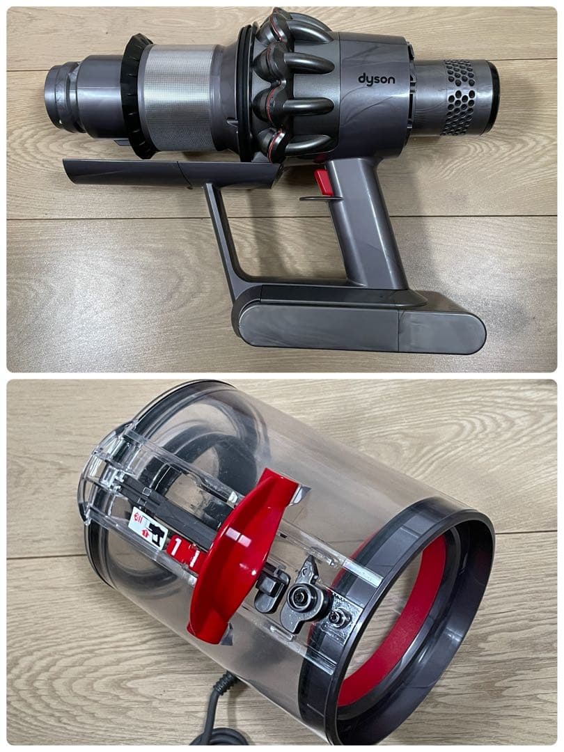 ダイソン⑬SV14V11absolute仕様２ヘッド純正スタンド補強型トリガー