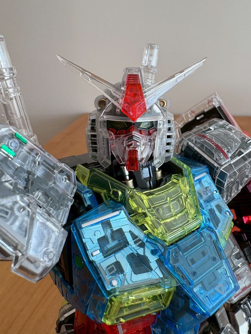 【完成品】PG UNLEASHED 1/60 RX-78-2 ガンダム　クリア