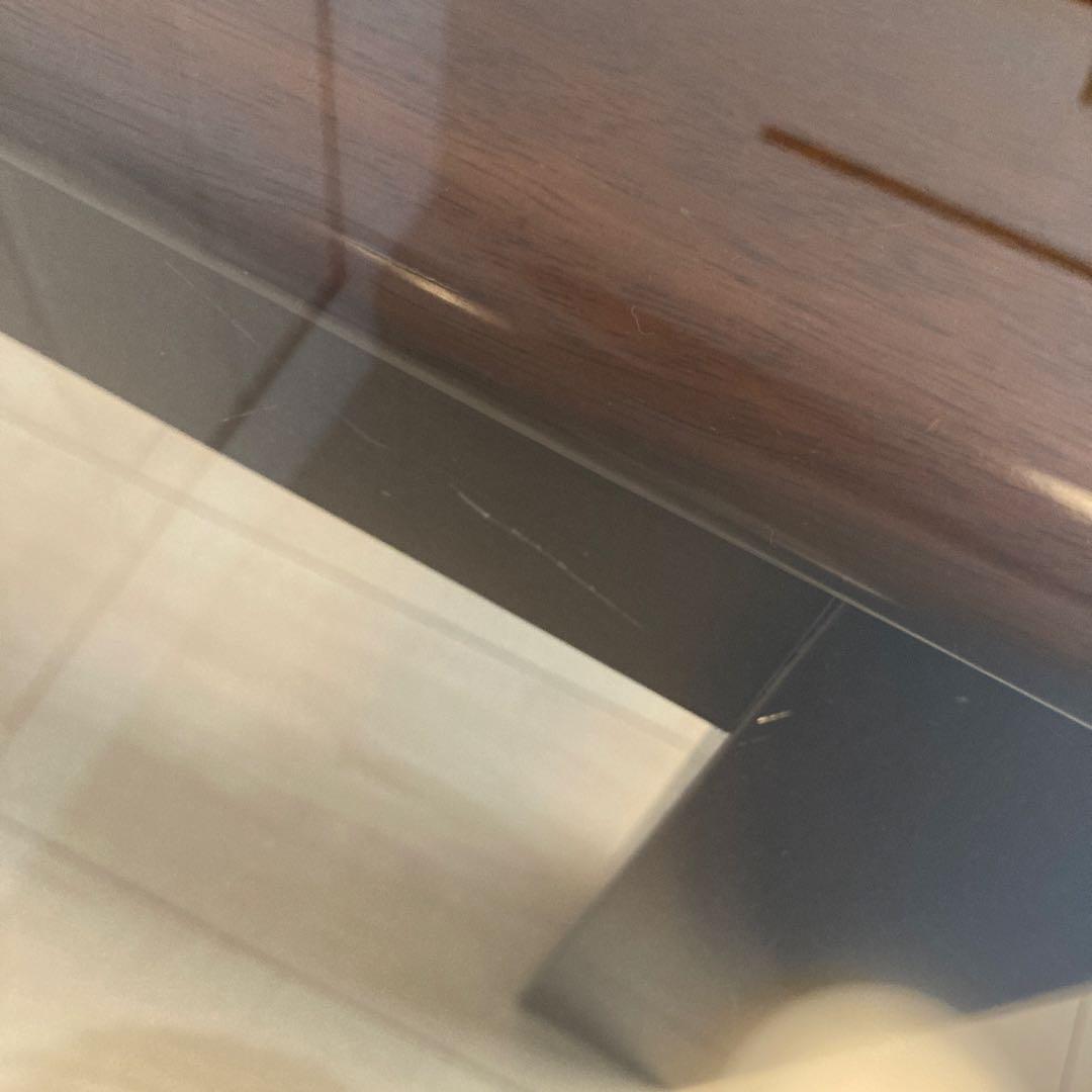 【レア】ビンテージ　カリモク　天板ガラス　サイドテーブル　karimoku